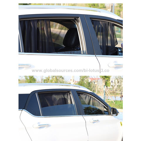 Car Sun Shade With Magnetic Lightproof Car Curtain Car Window Sunshade Side Window Mesh Sun Visor Driving Auxiliary Seat Back Row