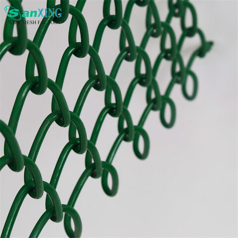 Pvc Coated Small Hole Chain Link Fence Suppliers Pvc Chain Link Fence