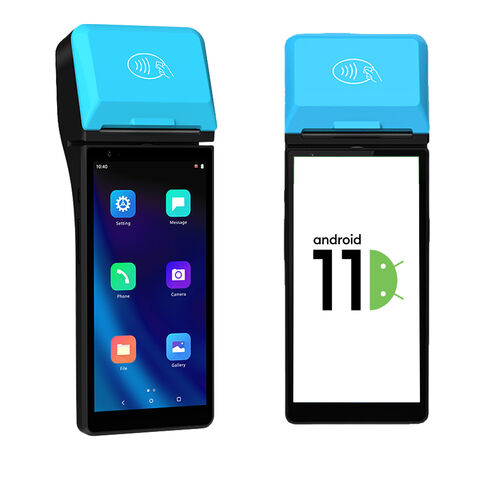 Mini Portable Android 4g Pos Terminal With 58mm Printer Fingerprint ...