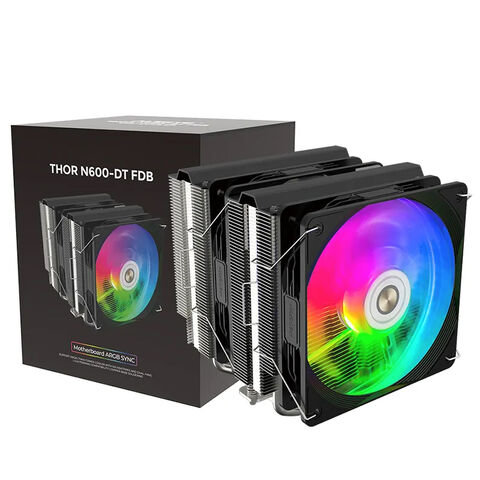 Factory Price 4 Copper Heat Pipes 90mm Cooler Fan Rgb Gaming Cpu Cooler ...