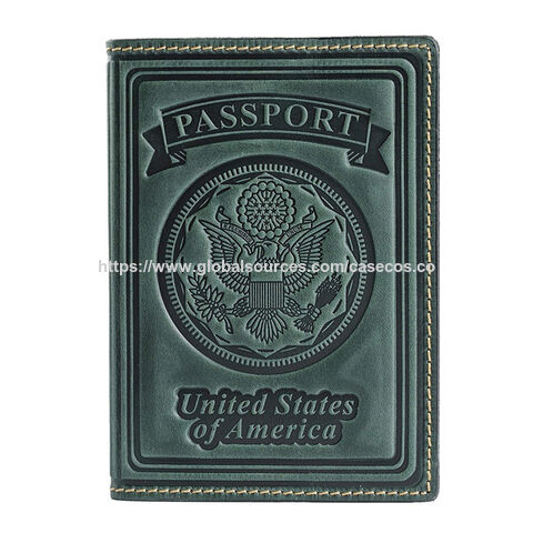 Porta-documentos para cartão de embarque em couro genuíno, 100% couro de flor integral, várias cores à escolha for sale at factory direct price