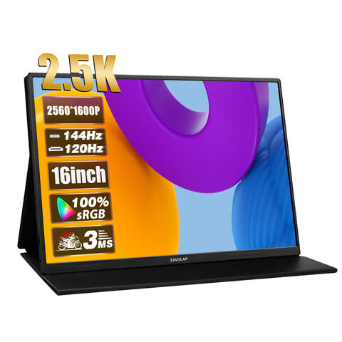ZEUSLAP 16" 144Hz 2560*1600P 2.5K LCD-Business-Reisemonitor Tragbarer Monitor for sale at factory direct price
