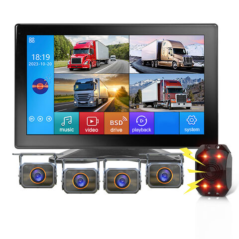 Kit de Grabadora de Estacionamiento de Vigilancia de 10.1 Pulgadas, Sistema de Alarma BSD de Detección de Punto Ciego para Vehículos con Pantalla Táctil, Sistema de Monitor de Cámara para Camiones for sale at factory direct price
