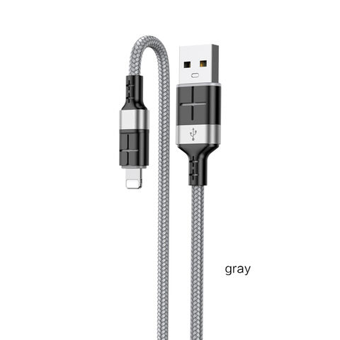 Cable de datos USB inteligente de carga rápida de 1,2 metros a precio de fábrica para teléfono