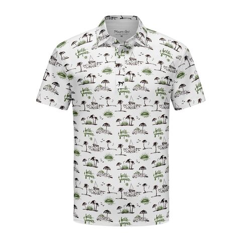 Polo Shirt Lengan Pendek Berkualitas Tinggi Kasual Cepat Kering Semua Ukuran dengan Cetakan Pemandangan Figur Tongkat Grosir Kustom for sale at factory direct price