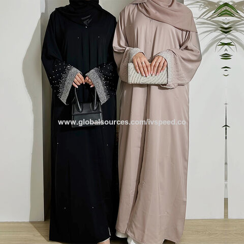 Islamic Clothing 2024 Eid New Abaya Embroidery Design Wholesale