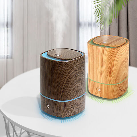 Difusor de aroma de aceite esencial para el hogar con diseño de grano de madera al por mayor - Máquina de aromaterapia de madera personalizada for sale at factory direct price