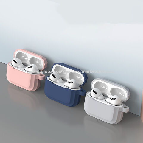 Kompatible AirPods-Hülle, Stoßfeste Silikonhülle, vollständiger Schutz, kompatibel mit AirPods Pro for sale at factory direct price