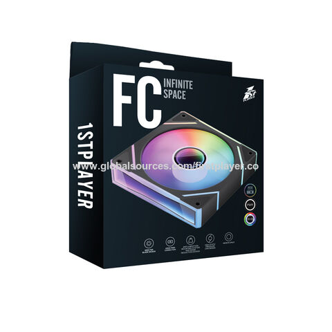 1STPLAYER Gehäuselüfter FC(AP) Retail Box 1-in-1 Günstige Kühlventilatoren + Mit ARGB Schwarz und Weiß
