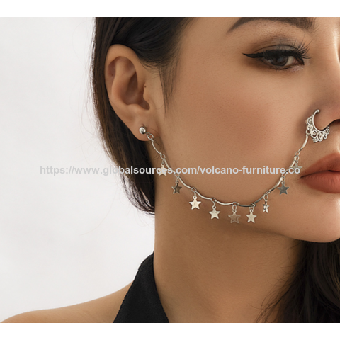 Vente en gros Anneau de nombril Opale anneau de nombril clip de nez Boucle d'oreille clou de nez bijoux de piercing bijoux de corps for sale at factory direct price
