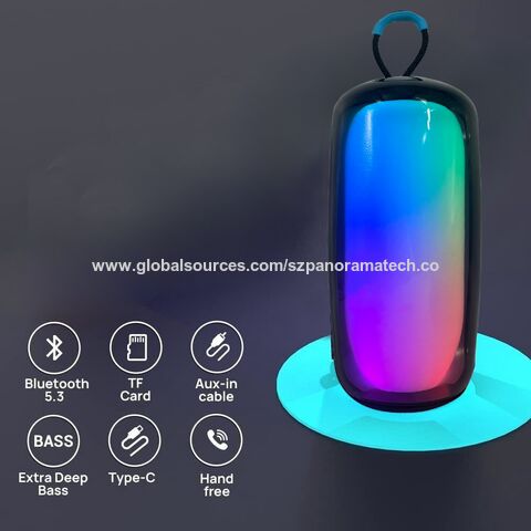 Super Bass Sound Rgb 12w Wireless Outdoor Bluetooth Speaker With ...