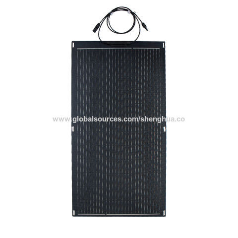 Factory Straight Out Of The Black Flexible Solar Panel 100w Outdoor Rv 