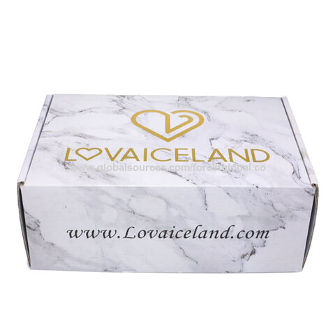 Productos de belleza personalizados paquete loción aceite esencial logotipo personalizado papel embalaje cartón caja de correo cosmético