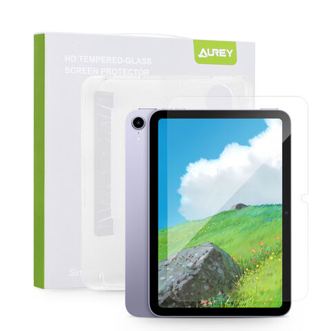 Aurey 2025 Protecteur d'écran personnalisé 2.5D de 10.9 et 12.9 pouces, anti-poussière, anti-explosion, étanche, effet papier pour iPad Air for sale at factory direct price