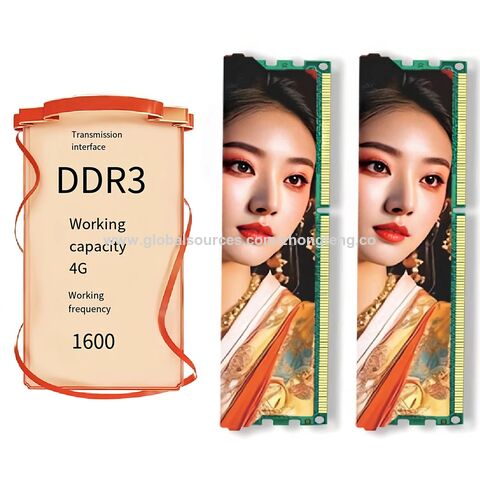 Ram Ddr3 4g Desktop Computer Memory Module Heat Dissipation Vest Strip ...