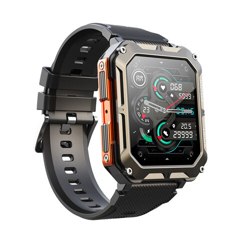 2024 Hot Sell C20pro Ip68 Waterproof Rugged Smart Watch For Outdoor ...