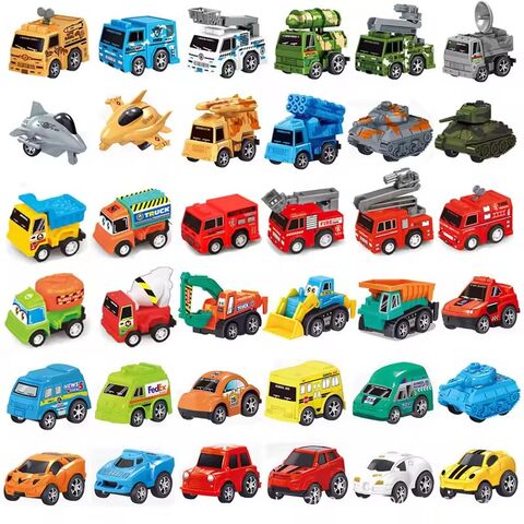 Vente en gros d'usine, petite voiture jouet en plastique, Mini voiture à retour inertiel de dessin animé pour cadeau, jouets pour enfants for sale at factory direct price