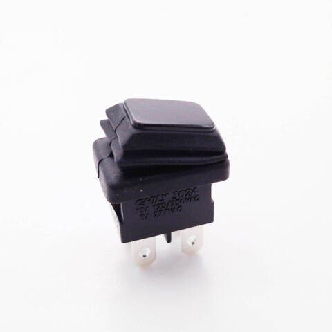 Waterproof On Off Rocker Switch 4-prong 15a 125v Dpst Snap Mini Boat ...