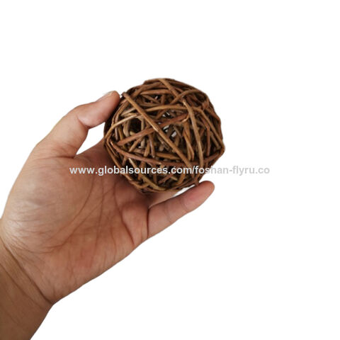 Wholesale Oem Natural Material Willow Made Ball Cat Toy Practice Cat ...