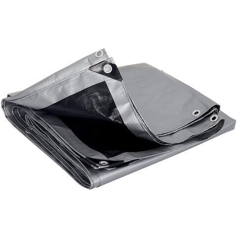 PE TARP_Water, mildew, and tear-resistant, double waterproof surfaces. Reinforced corner and UV stabilized for vehicle for sale at factory direct price