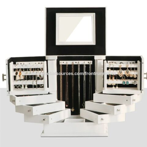 Computer Jewlery Box Custom Desktop Organizer Product Manufacturer & Exporter White Color ...