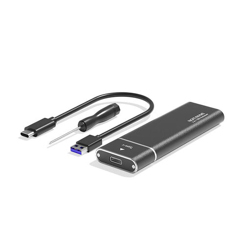 Unterstützung PCIE/SATA-Protokoll Chipsatz JMS581D Typ-C USB 3.1 10Gbps CNC-Aluminium NVME m.2 ssd Gehäuse for sale at factory direct price