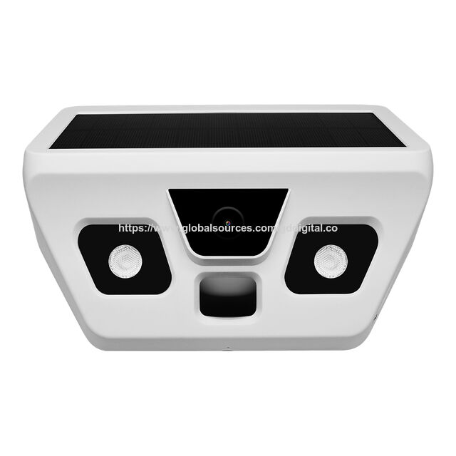 Fabrik Solar Gartenleuchte 3W Solarpanel mit Nachtsicht-Auslöser Reichweite 8m Wiederaufladbare Hoflampe Foto- und Videoaufnahme for sale at factory direct price