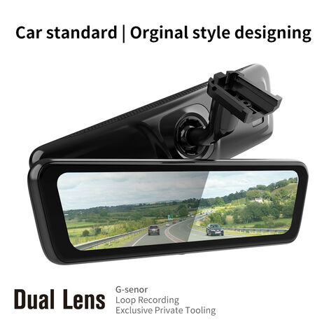 8,2-Zoll-E-Spiegel Dashcam Front- und Rückfahrkamera Auto DVR mit Anti-Blendung High Brightness LCD-Bildschirm und Auto-Dimming-Sensor Dashcams
