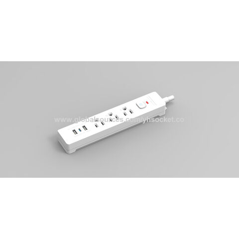 Direkt herstellung US-Stecker mit 3/6 Steckdosen und 3 USB-Ladeans chluss (2A 1/Typ C) Verlängerung steckdose