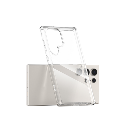 Capa de Celular Transparente KZDOO Guardian em TPU e PC, Estilosa e Simples, Anti-queda para Samsung S24Plus for sale at factory direct price