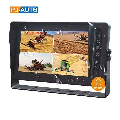 Pjauto Ahd Ip69k Waterproof Monitor With Dvr Night Vision Heavy Duty ...