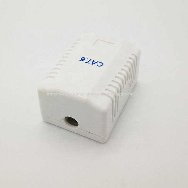 Aufputz-Dose, RJ45, 8P8C UTP/STP CAT5E/CAT6/CAT6A, CE, RoHS, UL, Reach Zertifiziert for sale at factory direct price