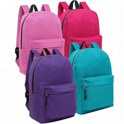 Wholesale Classic Book Bag Basic Backpack School Book Bag Student ...