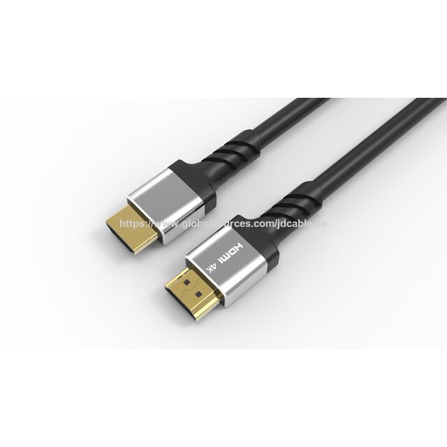 Câble HDMI Haute Vitesse 1.4V 2.0V 2.1V Type A vers Type A Mâle vers Mâle Couleur Noir Plaqué Or for sale at factory direct price