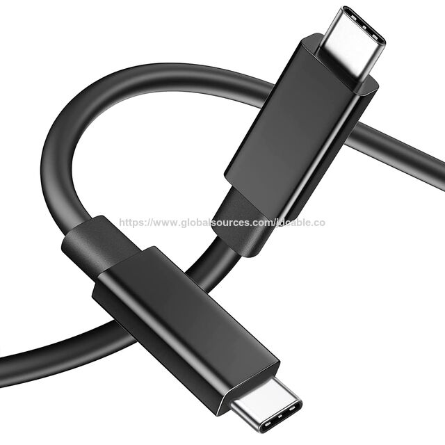 Cable USB4 Gen3 Tipo C a USB C 40Gbps Carga Rápida de Datos Compatible con Cable Thunderbolt 3 para Pantallas de Teléfono for sale at factory direct price