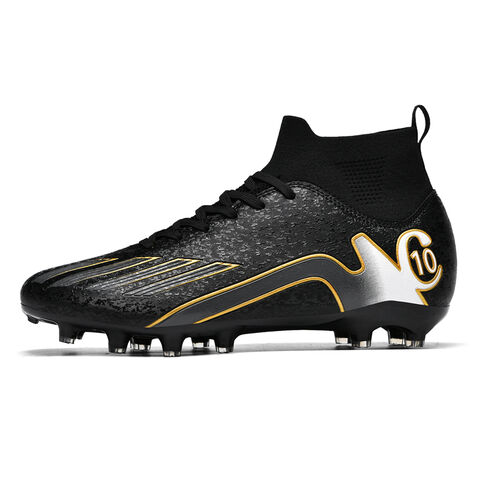 High-top Traction Football Boots: Durable Tpu Outsole, Enhanced