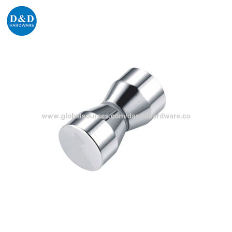 Bulk Buy China Wholesale Stainless Steel Brass Double Sided Grip Frameless Shower Door Knobs ...