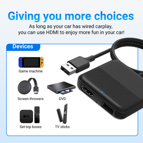 Ottocast Wireless Carplay Adapter HDMI Auto TV Mate TV Aufkleber for sale at factory direct price
