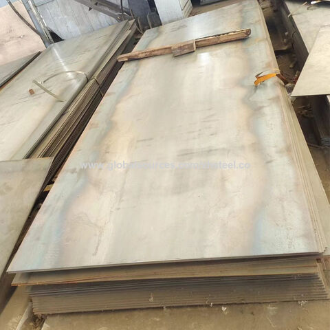 Chapa de Aço MS Laminado a Quente ASTM A36 S235jr Ss400 Mn13 Q355 Q235B 3mm 6mm 8mm, Aço Estrutural Carbono para Construção Naval