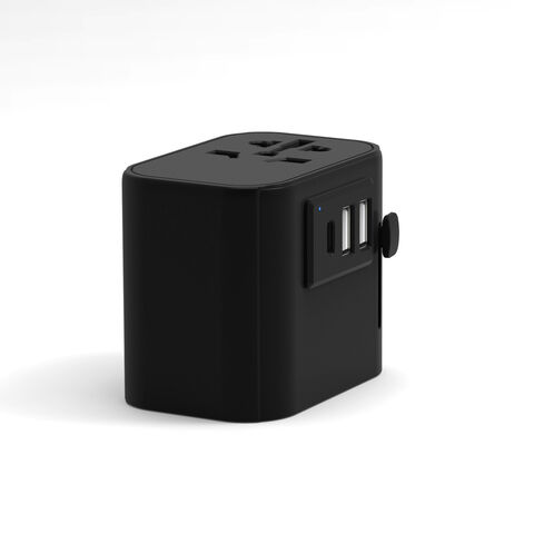 Neuer 2USBA PD Universalstecker 30W Schnellladeadapter Weltweiter Reisestecker Geerdeter Reiseadapter Wandladegerät mit USB und Typ C for sale at factory direct price
