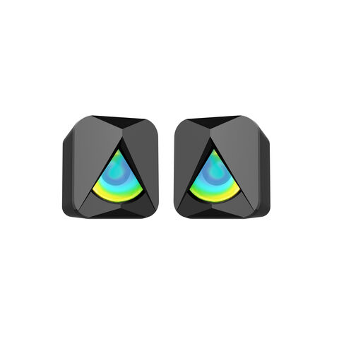 Grande Venda Alto-falantes de Computador com Controle de Volume Estéreo e Luz RGB, Alimentados por USB for sale at factory direct price
