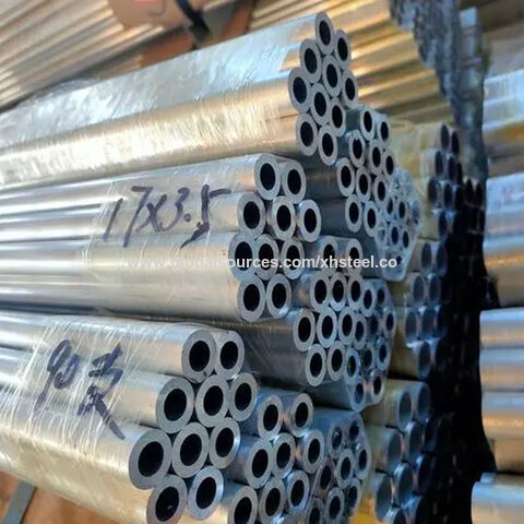 Tubos de Liga de Alumínio de Alta Qualidade Redondos/Retangulares/Quadrados 6061 5083 3003 2024 5052 7075 T5 T6 17*3.5mm, Tubos de Alumínio Anodizado para Aplicações Industriais