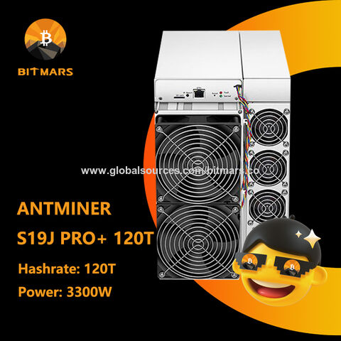 Best Selling Stock Blockchain Bitmain Antminer S19j Pro+ 120t 3300w ...