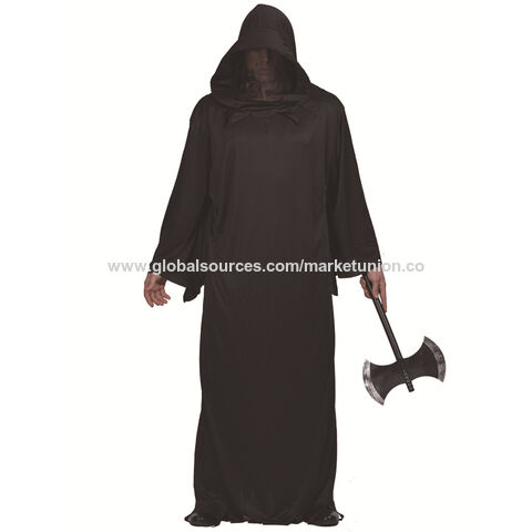 Vente en gros de combinaisons unisexe pour adultes, costume d'Halloween pour cosplay, costume de faucheuse effrayant, pyjama animal for sale at factory direct price