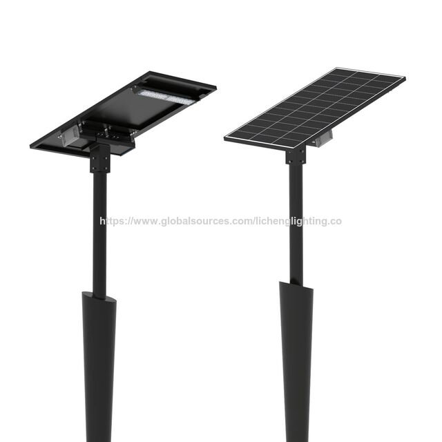 Lámpara Solar de Calle LED para Exteriores 2024, IP67, Impermeable, de Aluminio, con Panel Solar MONO de Alta Eficiencia - Oferta Caliente