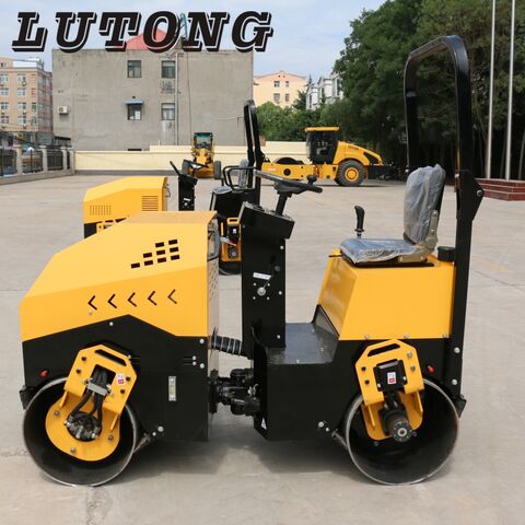 Mini Hydraulic Drive Double Drum 800mm Drum Width Road Roller/compactor ...