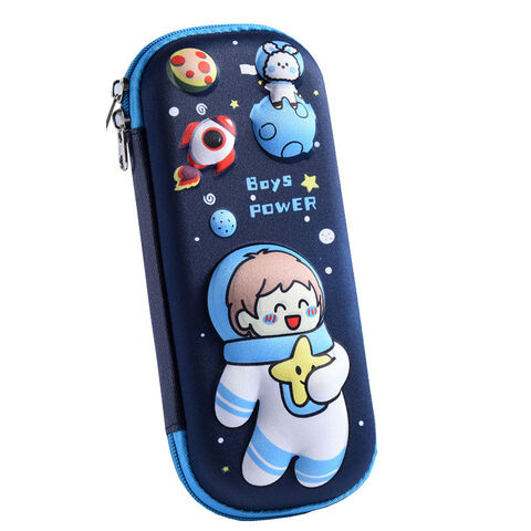 Nuevo Estuche de Lápices de Dibujos Animados 3D Estéreo, Estuche de Papelería Multifuncional de Gran Capacidad para Estudiantes de Primaria