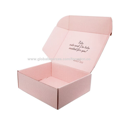 Popular High-quality China Manufacturer Pink Accept Custom Corrugated ...