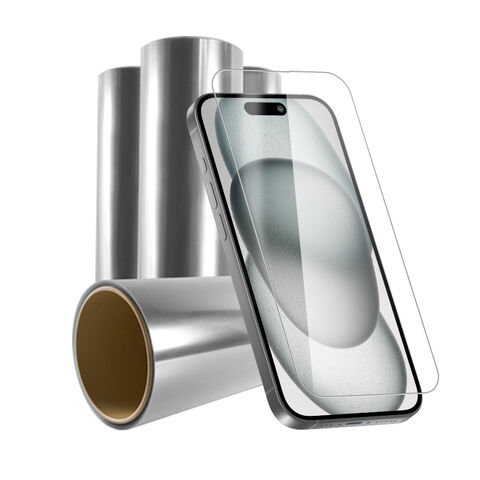Personalizado Cualquier Tamaño Alta Definición Anti-Huella Digital Scratche Resistencia PVD Anti-Choque Película de Teléfono Móvil