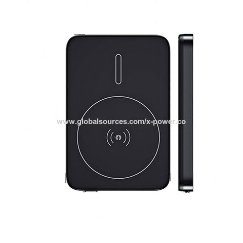 Kabellose magnetische Powerbank 5000mAh mit OEM-Logo für Mobilgeräte